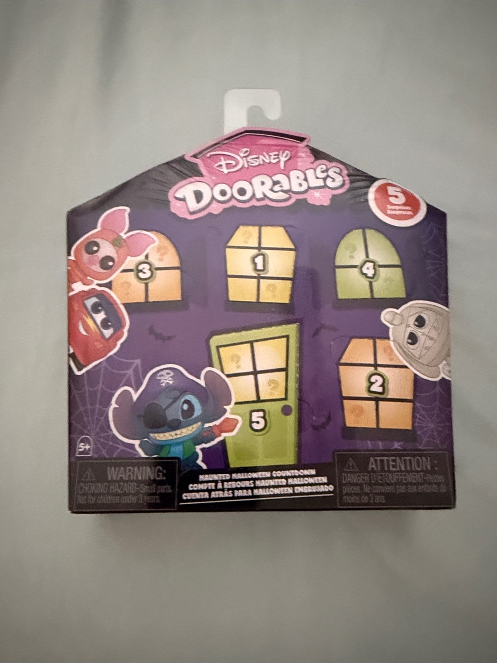 Disney Doorables Halloween Countdown Pack - Purple & Green
